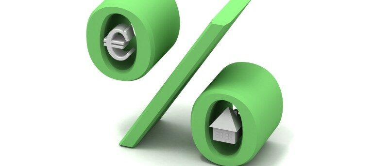 Zelená procenta - euro - dům