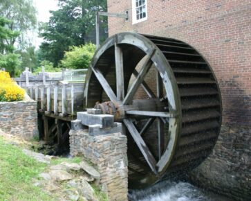 Vodní mlýn - mlýnské kolo