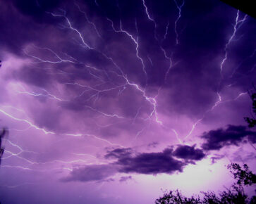 lightning blesky bouře
