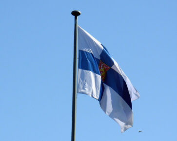 Finsko - finská vlajka