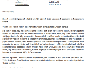 Koronavirus a hypoteční prázdniny