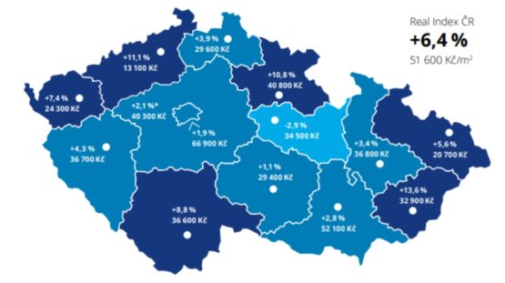 Ceny bytů v České republice